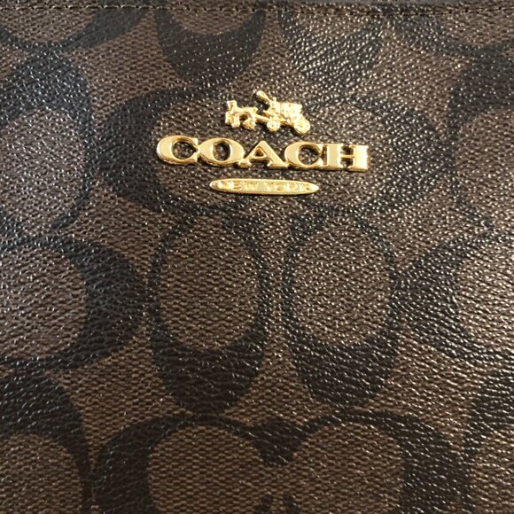 Coach Ava Chain in Signature Brown Black Shoulder Tote Bag MSRP $395 - Picture 9 of 15
